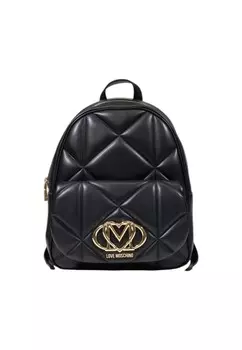 Рюкзак Love Moschino стеганый, черный