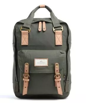 Рюкзак Macaroon без PFC, хлопок 13 дюймов, нейлон Cordura Doughnut, зеленый