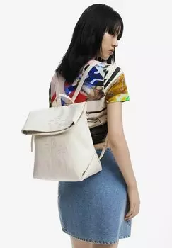 Рюкзак MEDIUM CHROME FLAP Desigual, серый
