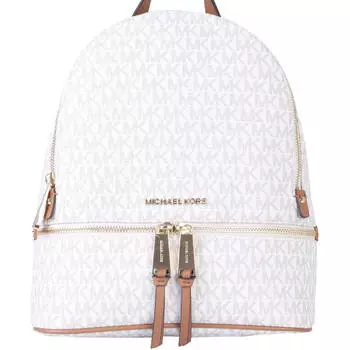 Рюкзак Michael Kors Rhea Zipper Medium, бежевый