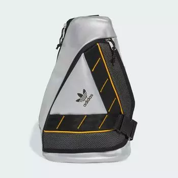 Рюкзак на одно плечо Adidas, цвет Black/Reflective Silver