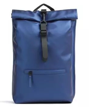 Рюкзак Rolltop полиуретан, полиэстер Rains, синий