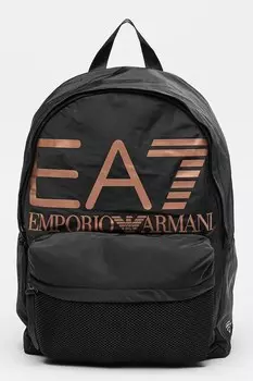 Рюкзак с логотипом Ea7, черный