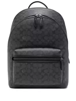 Рюкзак с монограммой Coach, серый