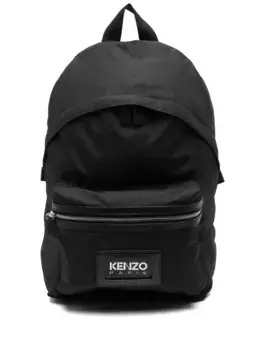Рюкзак с нашивкой-логотипом KENZO, черный