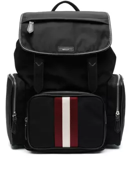 Рюкзак с полосками Bally, черный
