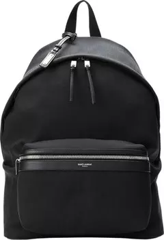 Рюкзак Saint Laurent Logo Backpack Black, черный