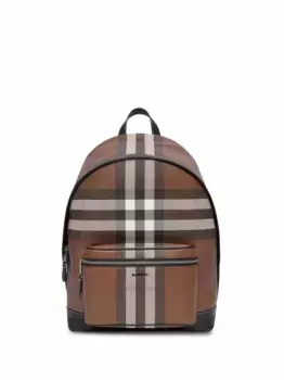 Рюкзак в клетку BURBERRY, коричневый