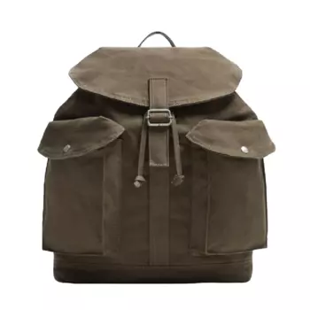 Рюкзак Zara Canvas Explorer, зеленый