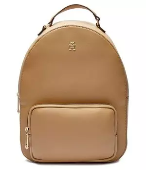 Рюкзак женский Tommy Hilfiger из экокожи, коричневый