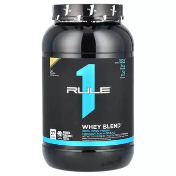 Rule One Proteins, сывороточная протеиновая смесь для приготовления напитка, со вкусом кофе мокко, 918 г (2,02 фунта)