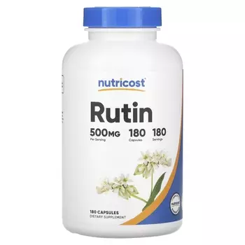 Рутин Nutricost 500 мг, 180 капсул