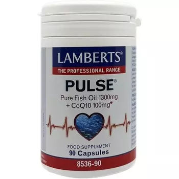 Рыбий жир Puls с Q10 90 капсул Lamberts