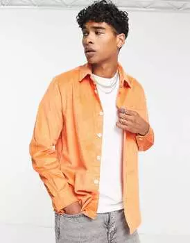 Ржавая вельветовая рубашка оверсайз ASOS MADE IN KENYA