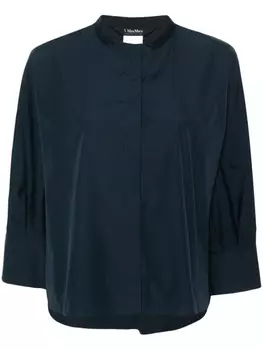 'S Max Mara поплиновая рубашка, синий