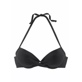 s.Oliver Beachwear топ бикини пуш-ап »Испания« для женщин, цвет schwarz