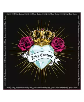 S. шарф в форме сердца Juicy Couture, черный