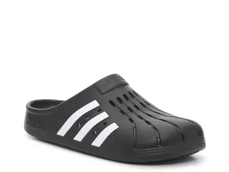 Сабо Adidas Adilette мужские женские, черный-белый