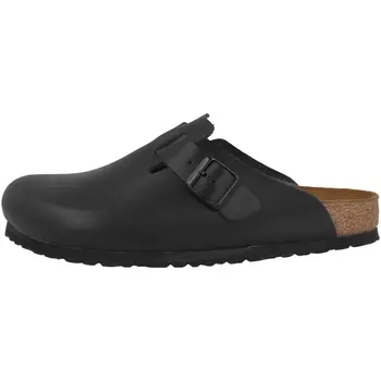 Сабо Birkenstock Clogs Boston Naturleder schmal, черный