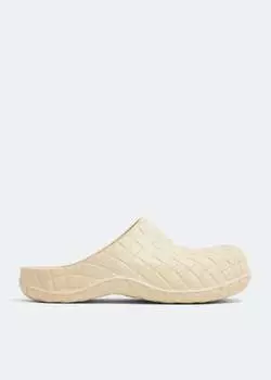 Сабо BOTTEGA VENETA Beebee clogs, бежевый