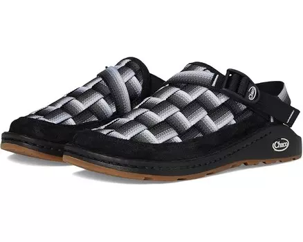 Сабо Chaco Canyon Woven Clog, цвет Fade Black & White