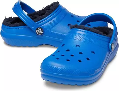 Сабо Classic Lined Clog Crocs, цвет Blue Bolt