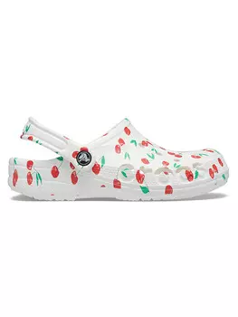 Сабо Crocs Baya Seasonal Printed, белый