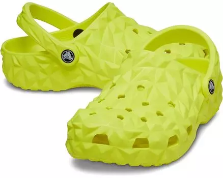 Сабо Crocs Classic Geometric, цвет Acidity