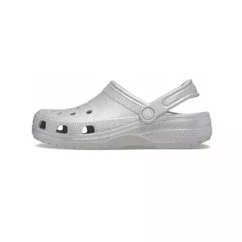 Сабо Crocs для женщин, Silver sequins