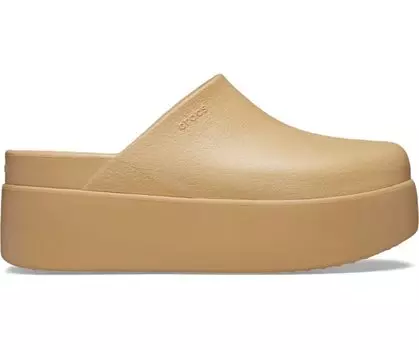 Сабо Crocs Dylan Platform, бежевый