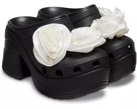 Сабо Crocs Embellished Siren Clogs, черный