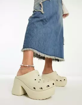 Сабо Crocs Siren в кости