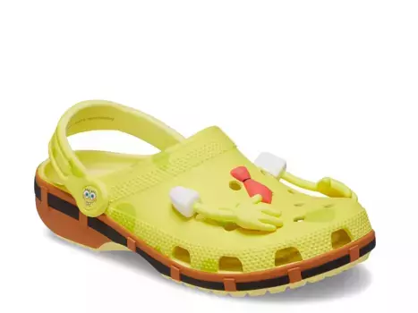 Сабо Crocs Spongebob Classic, бананово-желтый