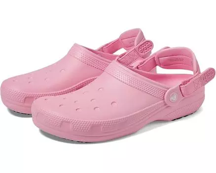 Сабо Crocs Work Classic Work Clogs, цвет Pink Tweed
