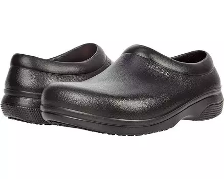 Сабо Crocs Work Work On The Clock Literide Slip-On, черный