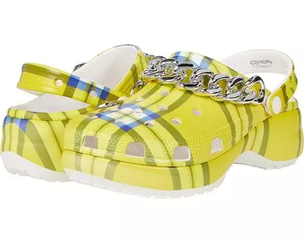 Сабо Crocs Zappos x Crocs Clueless Exclusive: 'The Cher' Classic Platform, желтый
