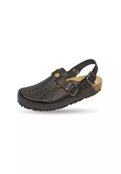 Сабо женские ESD Schuhmode Weeger с ремешком, черный
