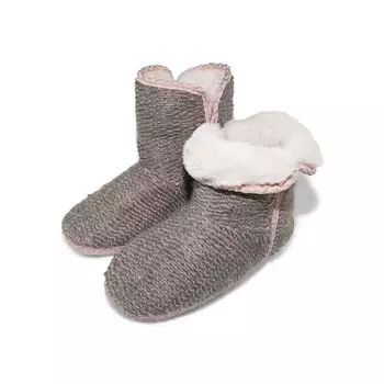 Сабо Flip Flop Hausschuh knit*folded, серый