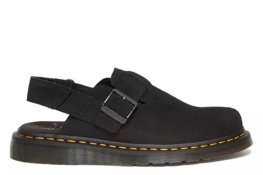 Сабо Jorge II на плоской подошве Dr. Martens, черный