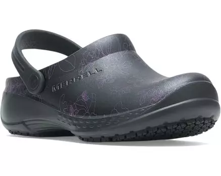 Сабо Merrell Work Encore Service Pro, цвет Black/Plum