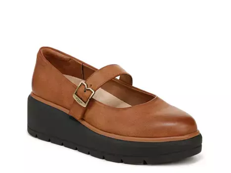 Сабо Nice Day Max Mary Jane Wedge Clog Dr. Scholl'S, коричневый