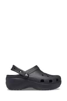 Сабо платформы Crocs, черный