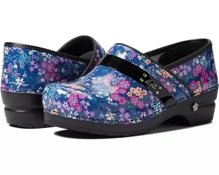 Сабо Sanita Flower Shower, темно-синий