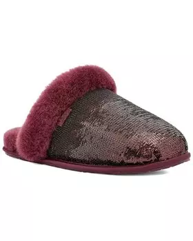 Сабо UGG Scuffette II Mirror Ball Suede, фиолетовый