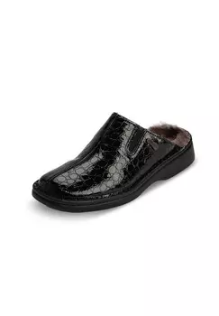 Сабо VITAFORM Softlackleder Clogs, черный