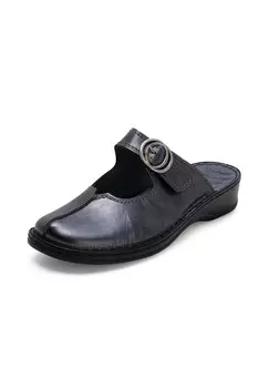 Сабо VITAFORM Softnappaleder Clogs, антрацит