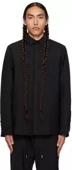 sacai Черная костюмная рубашка