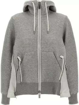 Sacai Губка толстовка, серый