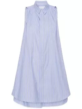 sacai платье без рукавов, синий