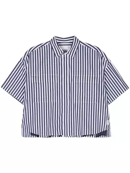 sacai рубашка Thomas Mason, синий